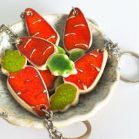 Brelok ceramiczny Marchewka