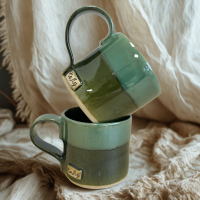 Kubek ceramiczny 250 ml "Malachit"