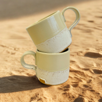 Żółty kubek ceramiczny "Cytryn"