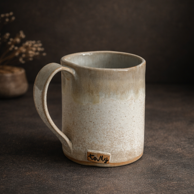 Duży kubek ceramiczny "Piaskowy" 