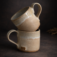 Mały kubek ceramiczny "Piaskowy"