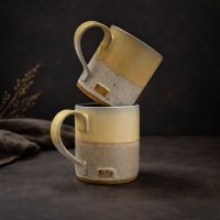 Żółty kubek ceramiczny 330 ml "Cytryn"