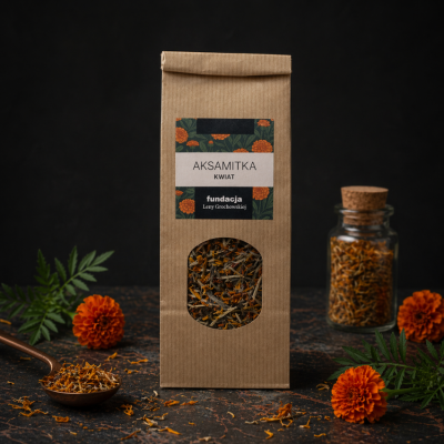 Aksamitka suszona – naturalny napar z kwiatu aksamitki