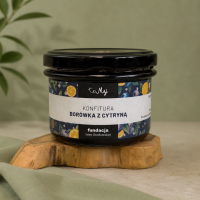 Naturalna konfitura 200g BORÓWKA z CYTRYNĄ